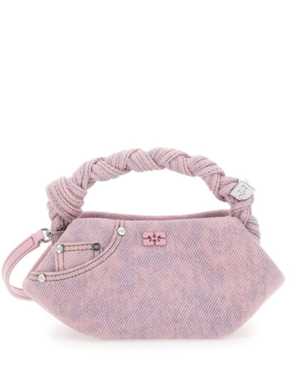 Ganni Mini Bou Denim Handbag